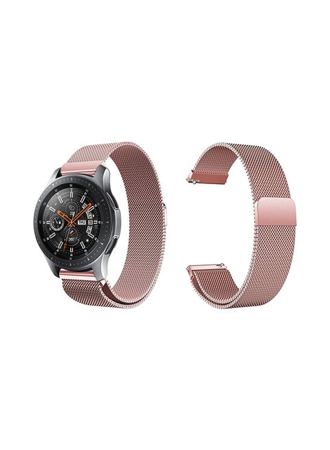 Milanese Mesh Replacement Band For Samsung Galaxy Watch Pink