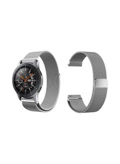 Milanese Mesh Replacement Band For Samsung Galaxy Watch Silver