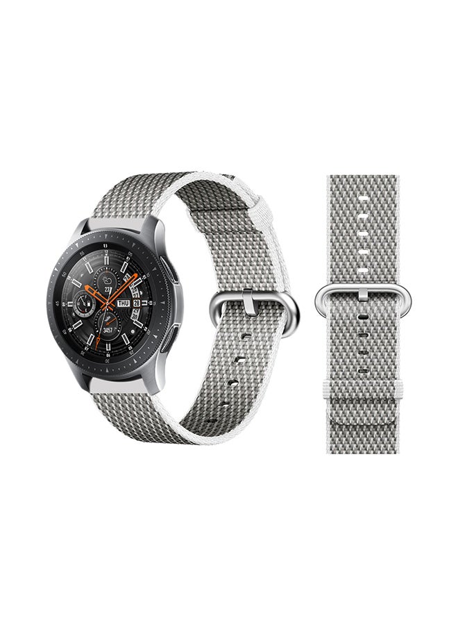 بيرفيي سوار بديل بتصميم منسوج لساعة سامسونج جالاكسي أبيض