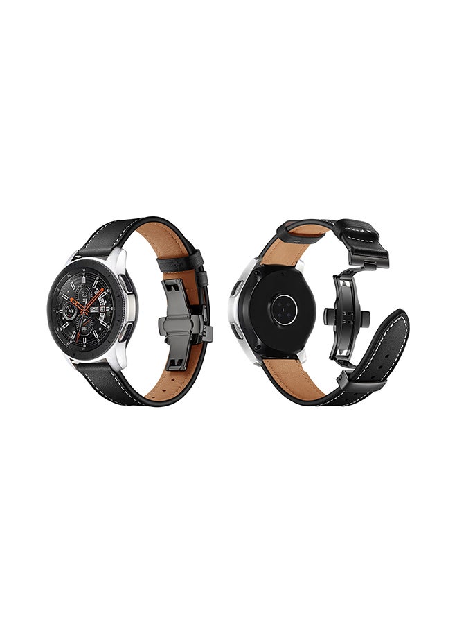 Perfii Stylish Replacement Band For Samsung Galaxy Watch Black - Image 2