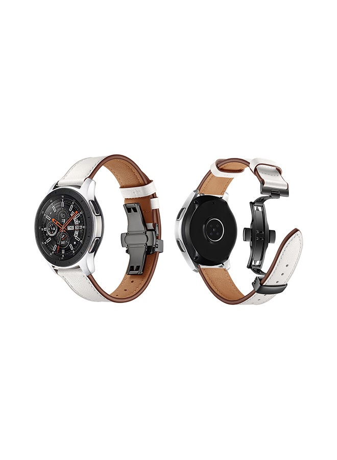 Perfii Stylish Replacement Band For Samsung Galaxy Watch White  - Image 2