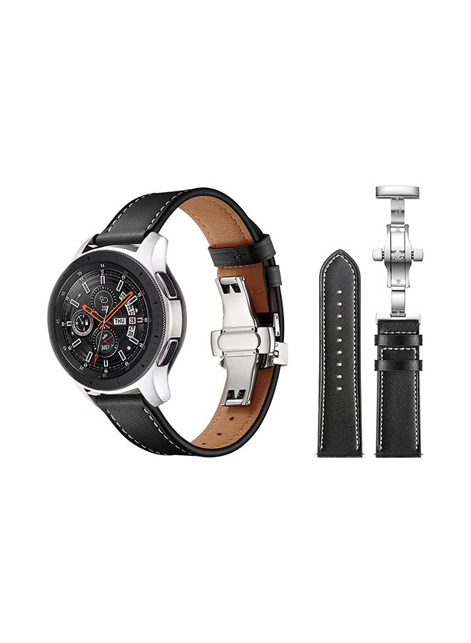 Perfii Stylish Replacement Band For Samsung Galaxy Watch Black  - Image 1