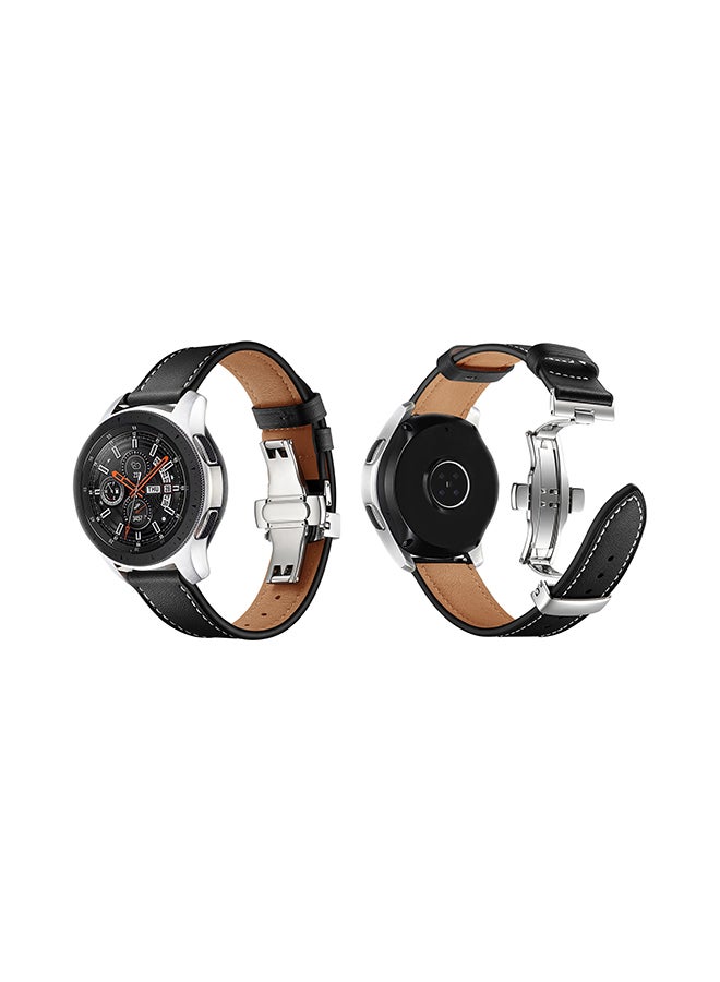 Perfii Stylish Replacement Band For Samsung Galaxy Watch Black  - Image 2
