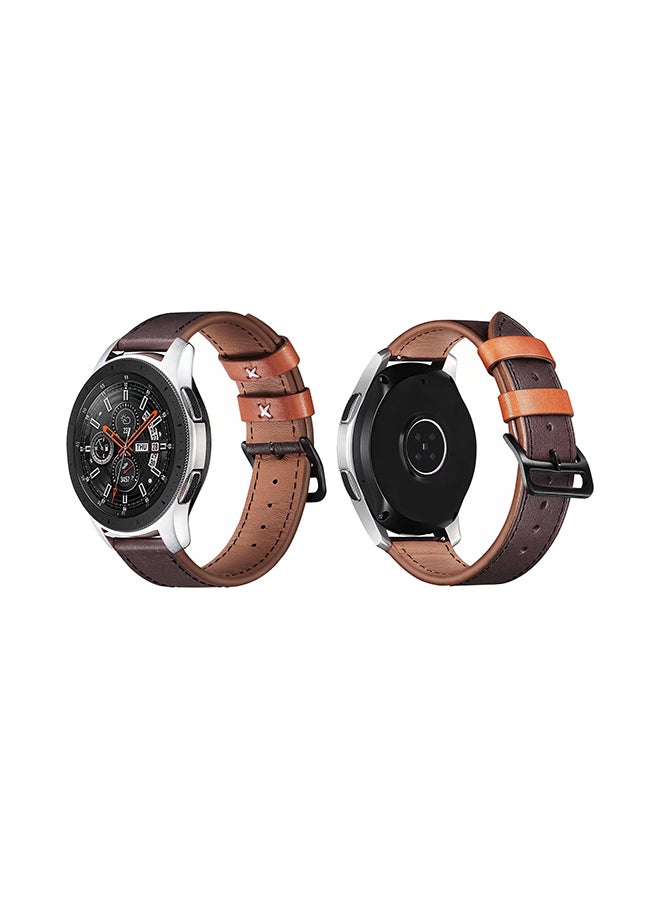Perfii Stylish Replacement Band For Samsung Galaxy Watch Coffee - Image 1