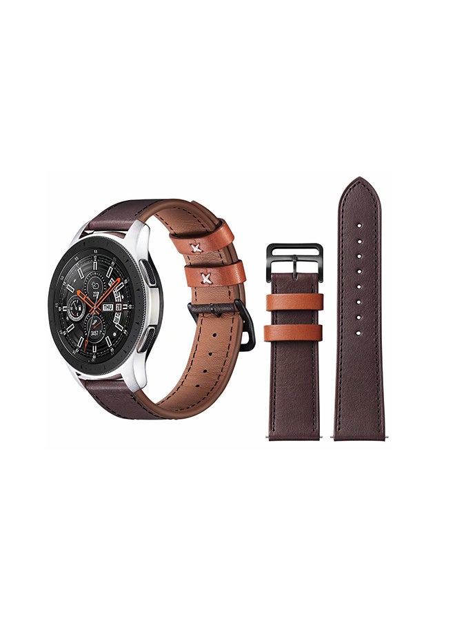 Perfii Stylish Replacement Band For Samsung Galaxy Watch Coffee - Image 2