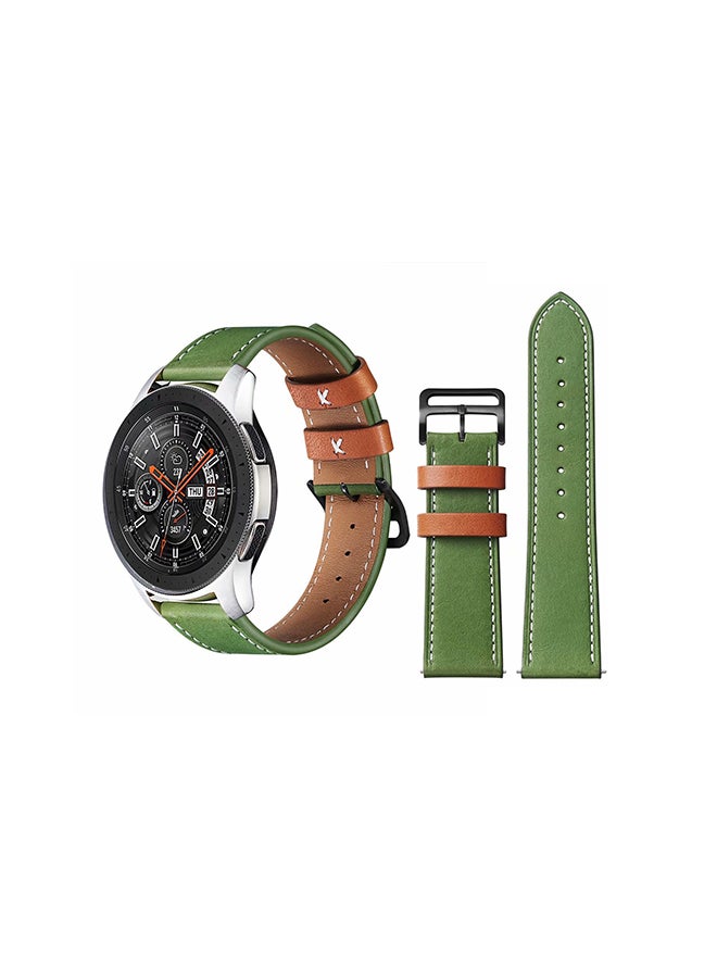 Perfii Stylish Replacement Band For Samsung Galaxy Watch Forest Green - Image 2