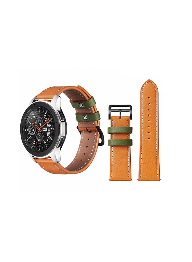 Perfii Stylish Replacement Band For Samsung Galaxy Watch Orange - Image 2