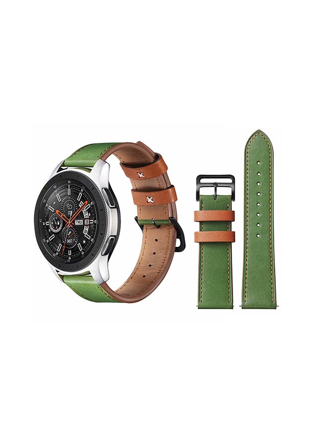 Perfii Stylish Replacement Band For Samsung Galaxy Watch Forest Green - Image 2