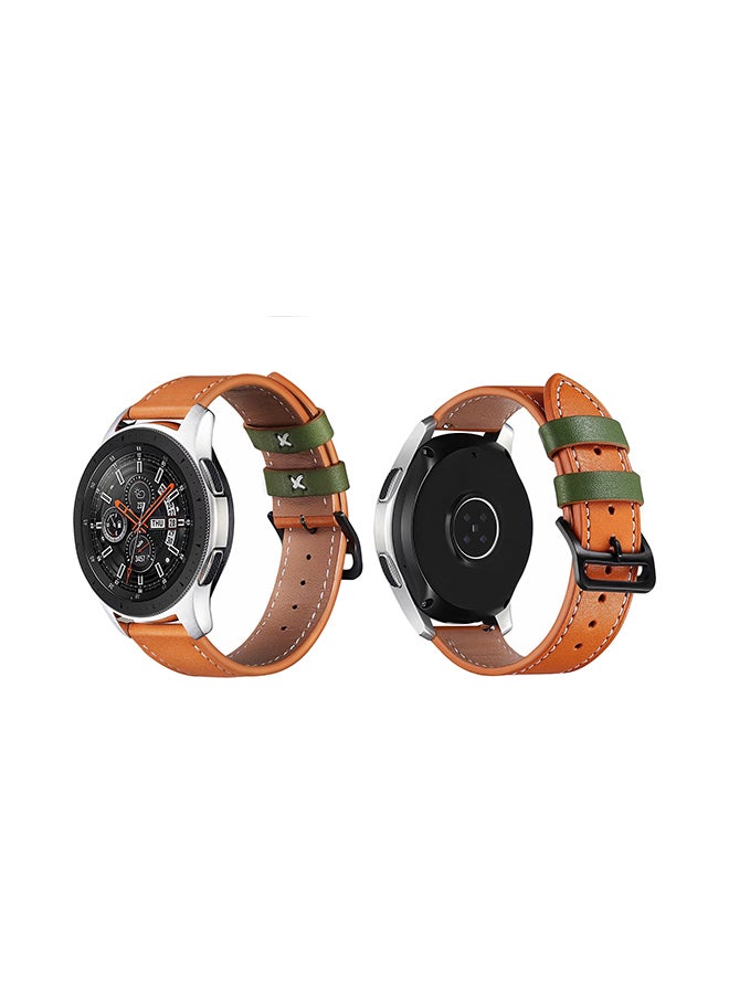 Perfii Stylish Replacement Band For Samsung Galaxy Watch Orange - Image 1