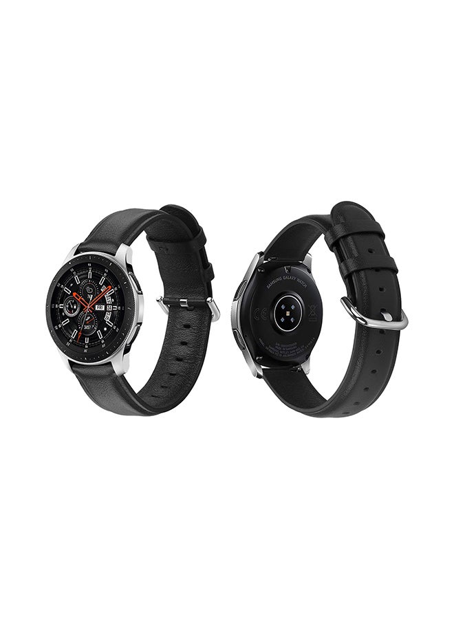 Perfii Stylish Replacement Band For Samsung Galaxy Watch Black  - Image 1