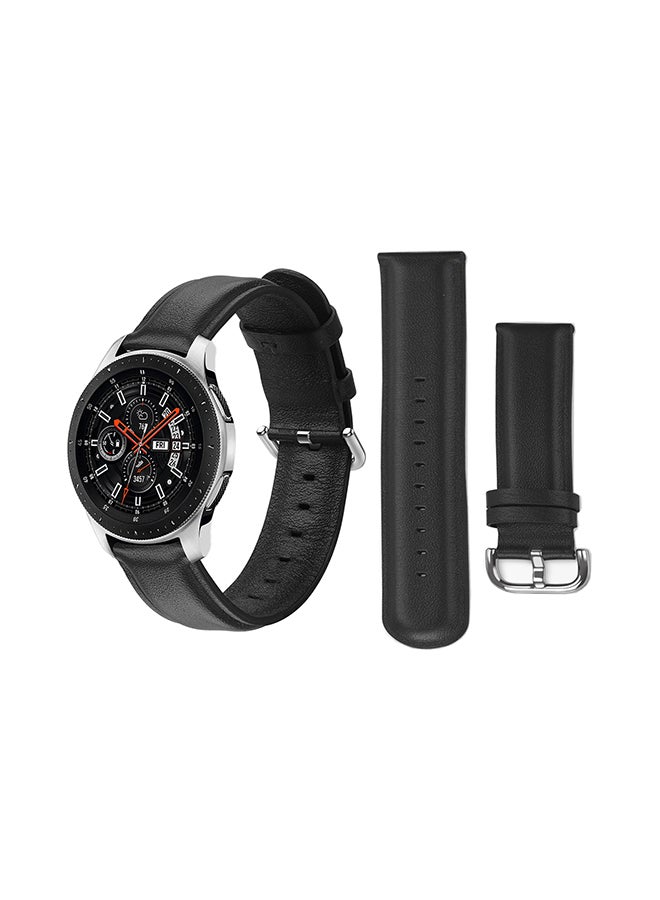 Perfii Stylish Replacement Band For Samsung Galaxy Watch Black  - Image 2