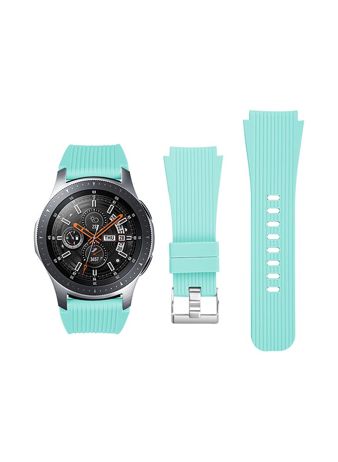 Perfii Solid Silicon Replacement Band For Samsung Galaxy Watch Turquoise - Image 1