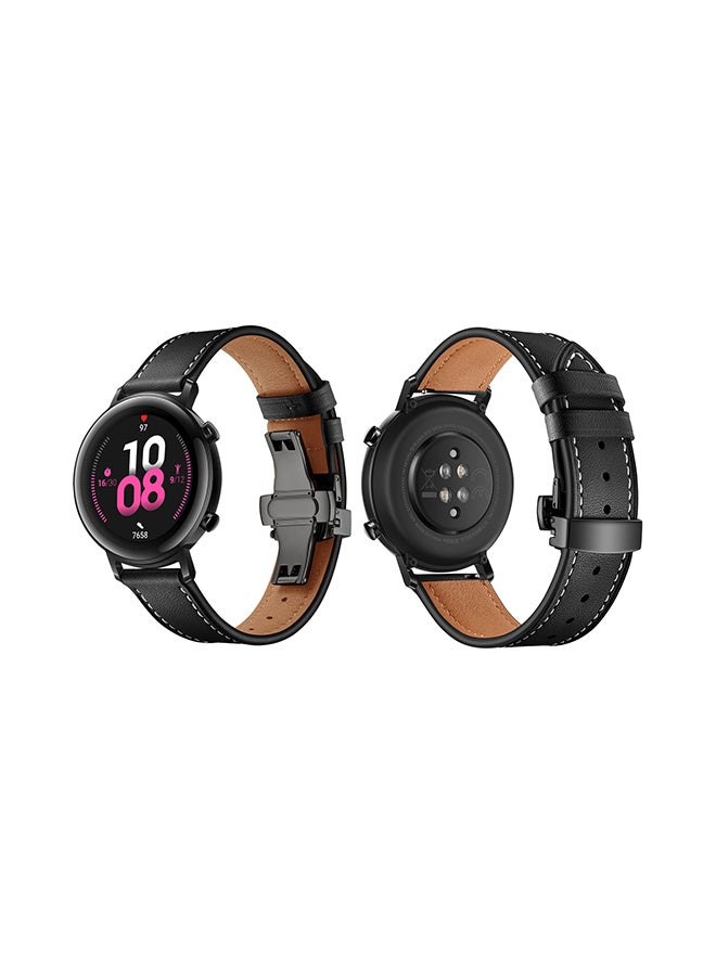 Perfii Stylish Replacement Band For Huawei Watch GT/GT 2 42mm Black - Image 1