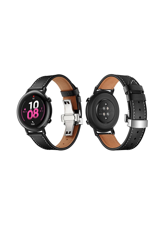 Perfii Stylish Replacement Band For Huawei Watch GT/GT 2 42mm Black  - Image 1