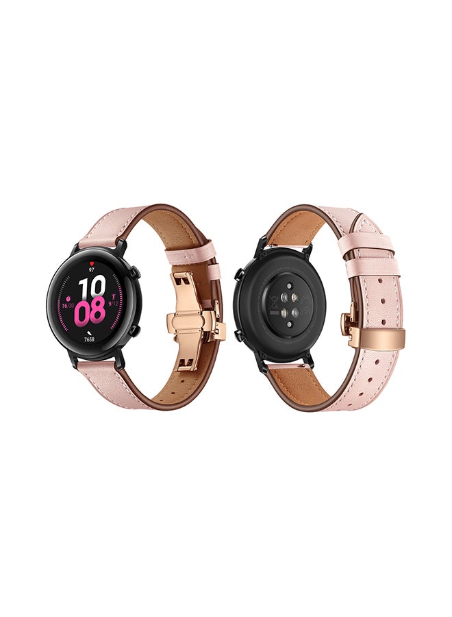 Perfii Stylish Replacement Band For Huawei Watch GT/GT 2 42mm Pink  - Image 1