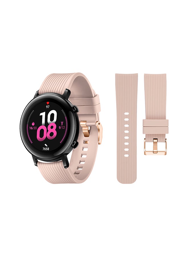 Perfii Stylish Replacement Band For Huawei Watch GT/GT 2 42mm Light Pink - Image 1