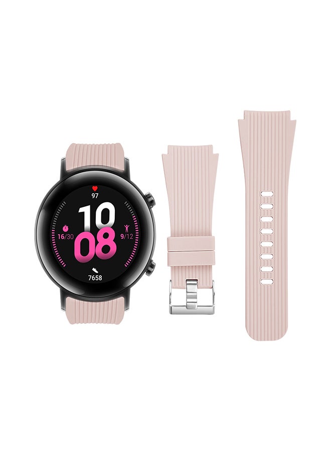 Perfii Stylish Replacement Band For Huawei Watch GT/GT 2 42mm Light Pink