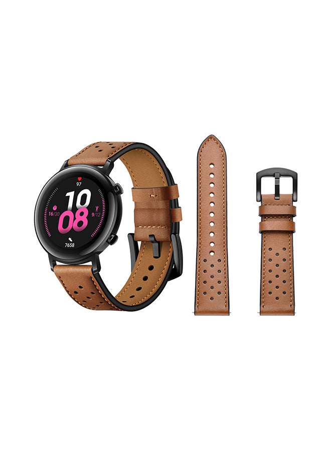 بيرفيي سوار عصري بديل لساعة هواوي GT/GT 2 مقاس 42 مم أسود - Image 1