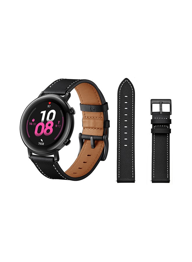Perfii Stylish Replacement Band For Huawei Watch GT/GT 2 42mm Black - Image 1