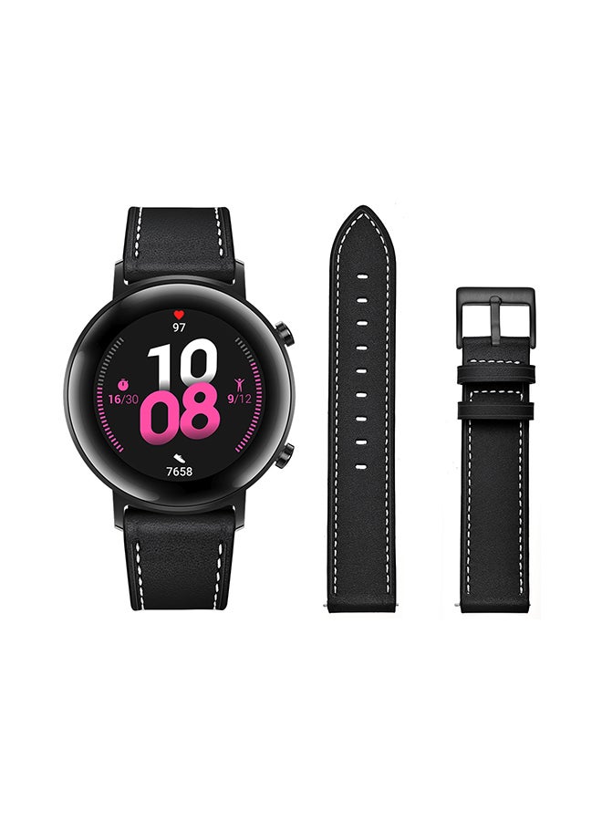 Perfii Stylish Replacement Band For Huawei Watch GT/GT 2 42mm Black - Image 2