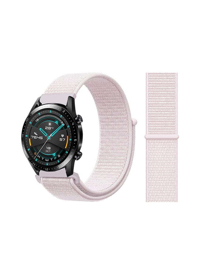 Perfii Stylish Replacement Band For Huawei Watch GT/GT 2 46mm Pearl Pink