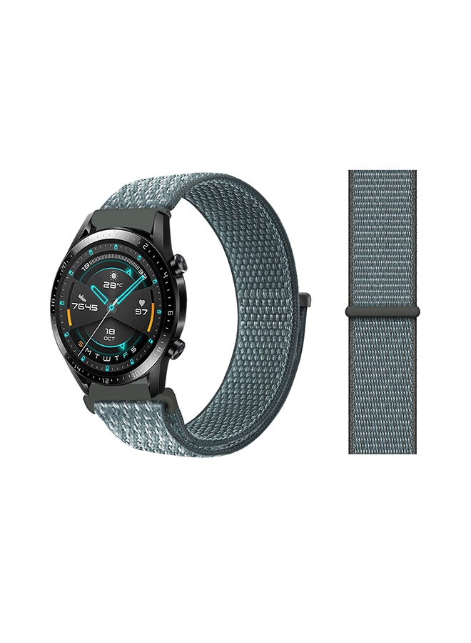Perfii Stylish Replacement Band For Huawei Watch GT/GT 2 46mm Storm Grey