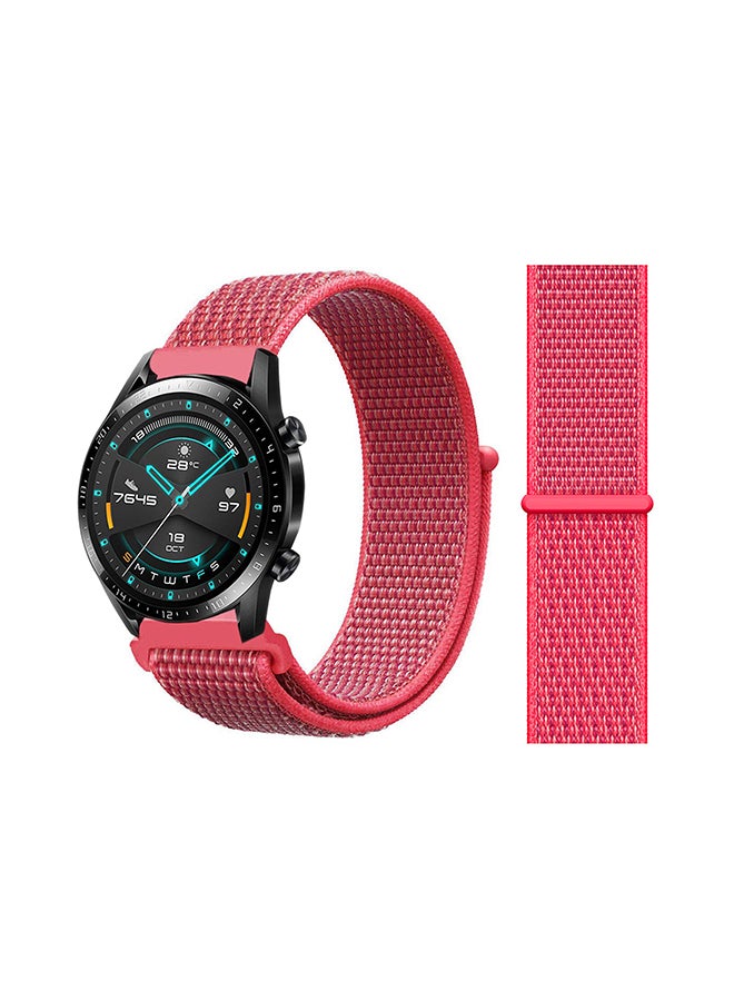 Perfii Stylish Replacement Band For Huawei Watch GT/GT 2 46mm Hibiscus 