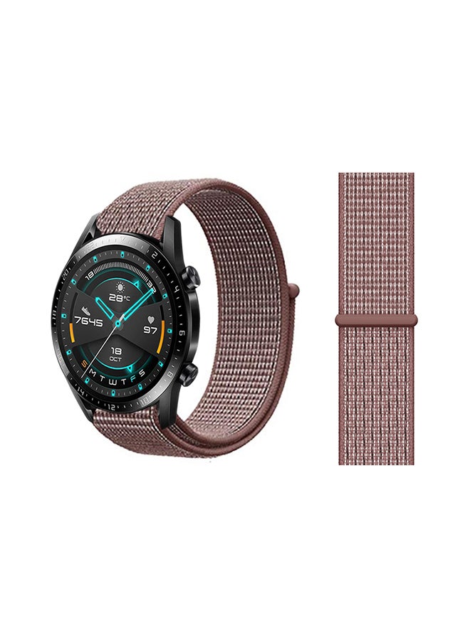Perfii Stylish Replacement Band For Huawei Watch GT/GT 2 46mm Smokey Mauve