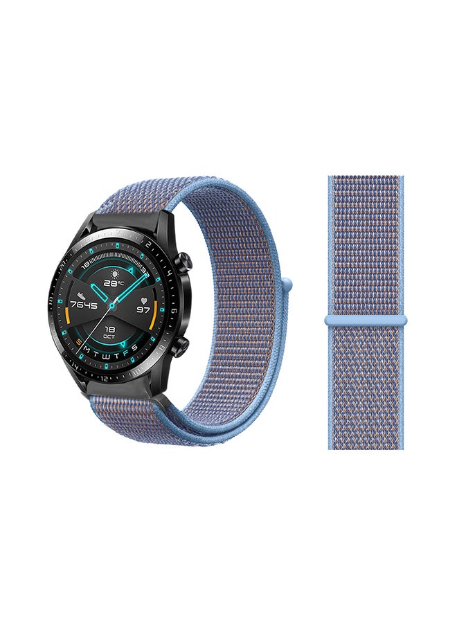 Perfii Stylish Replacement Band For Huawei Watch GT/GT 2 46mm Cerulean 