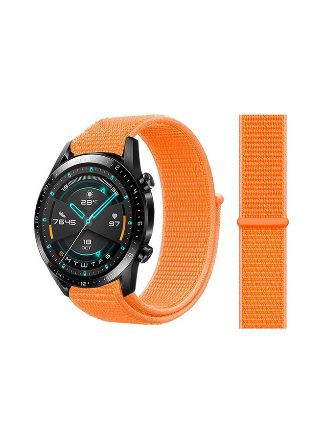 Perfii Stylish Replacement Band For Huawei Watch GT/GT 2 46mm Papaya