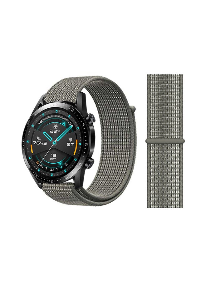 Perfii Stylish Replacement Band For Huawei Watch GT/GT 2 46mm Spruce Fog