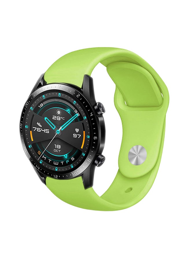 بيرفيي سوار عصري بديل لساعة هواوي GT/GT 2 مقاس 46 مم أخضر