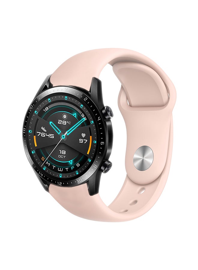 Perfii Stylish Replacement Band For Huawei Watch GT/GT 2 46mm Vintage Rose