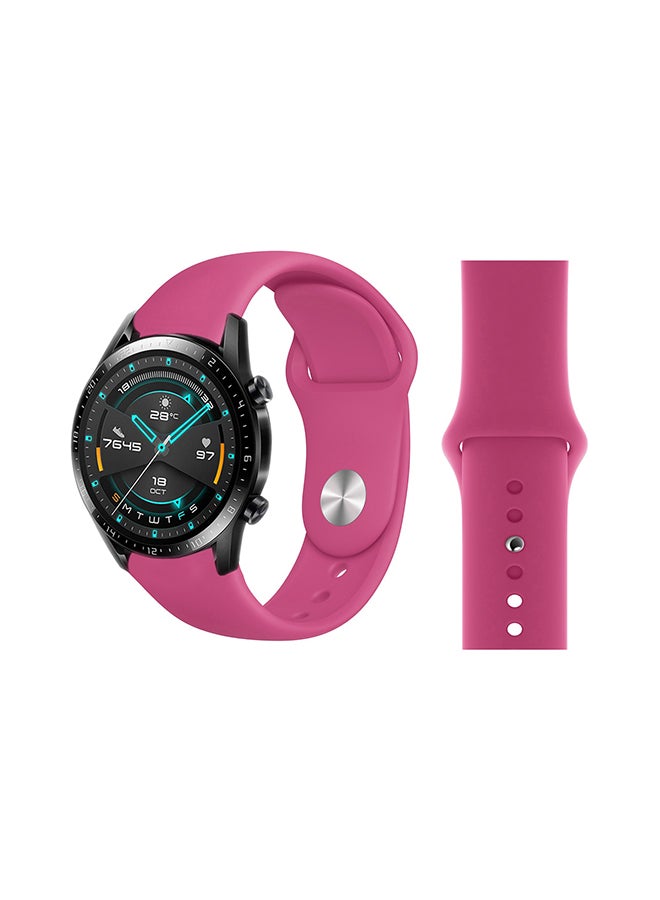 Perfii Stylish Replacement Band For Huawei Watch GT/GT 2 46mm Dragon Fruit