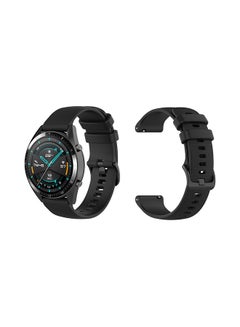 Perfii Stylish Replacement Band For Huawei Watch GT/GT 2 46mm Black  - Image 1