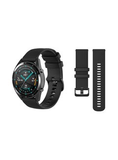 Perfii Stylish Replacement Band For Huawei Watch GT/GT 2 46mm Black  - Image 2