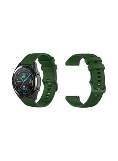 Perfii Stylish Replacement Band For Huawei Watch GT 2 46mm Green  - Image 1