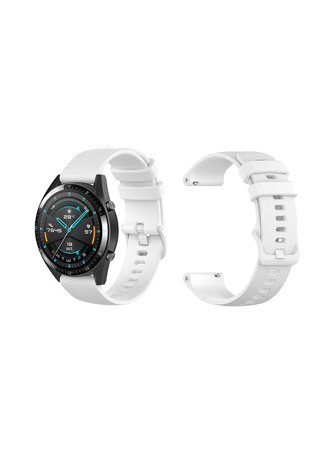 Replacement Band For Huawei Watch GT/GT 2 46mm White
