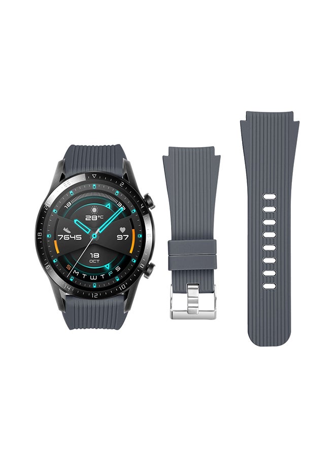 Perfii Replacement Band For Huawei Watch GT/GT 2 46mm Dark Grey