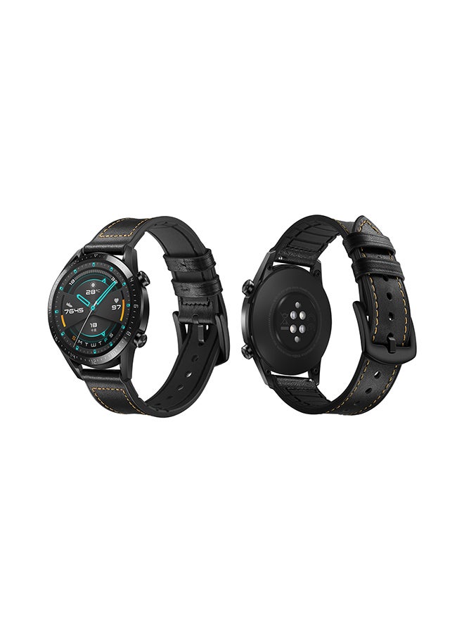 Perfii Replacement Band For Huawei Watch GT/GT 2 46mm Black - Image 2