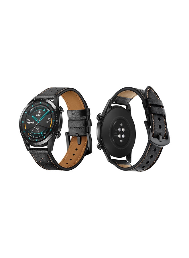 Perfii Replacement Band For Huawei Watch GT/GT 2 46mm Black - Image 1