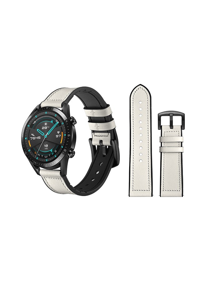 Perfii Replacement Band For Huawei Watch GT/GT 2 46mm White - Image 2