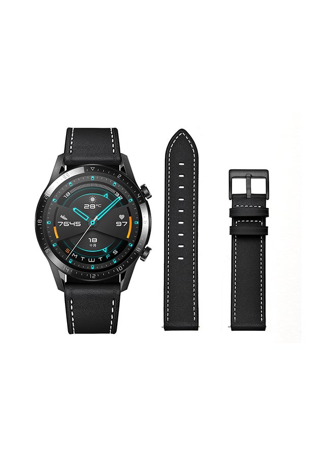 Perfii Replacement Band For Huawei Watch GT/GT 2 46mm Black - Image 1