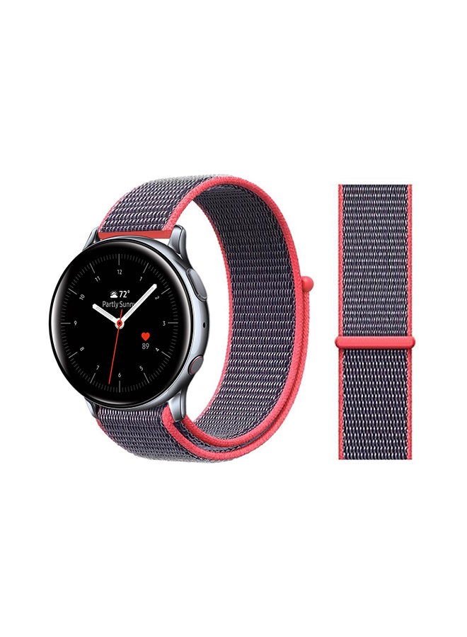 Perfii Replacement Band For Samsung Galaxy Active/Active2 Electric Pink