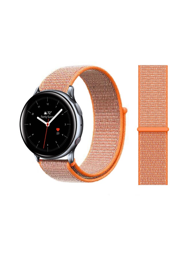 Perfii Replacement Band For Samsung Galaxy Active/Active2 Spicy Orange