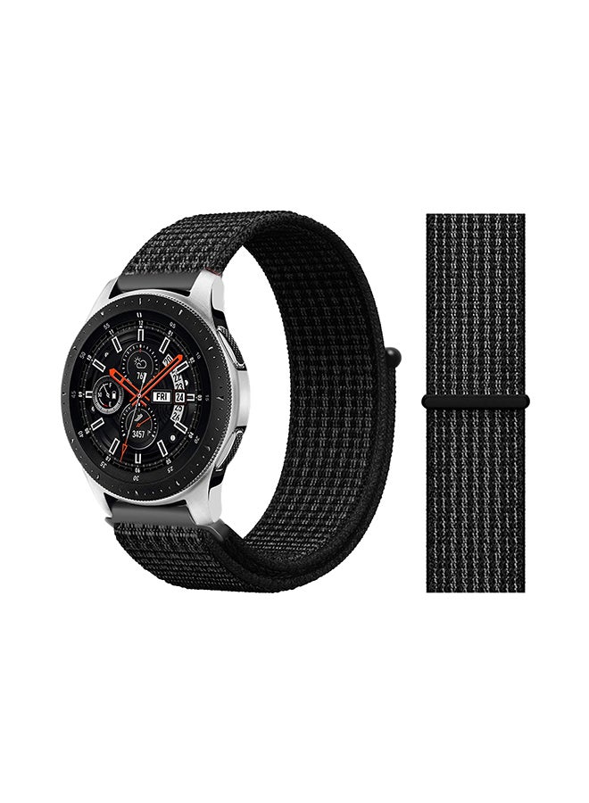 Perfii Replacement Band For Samsung Galaxy Active/Active2 Black/White