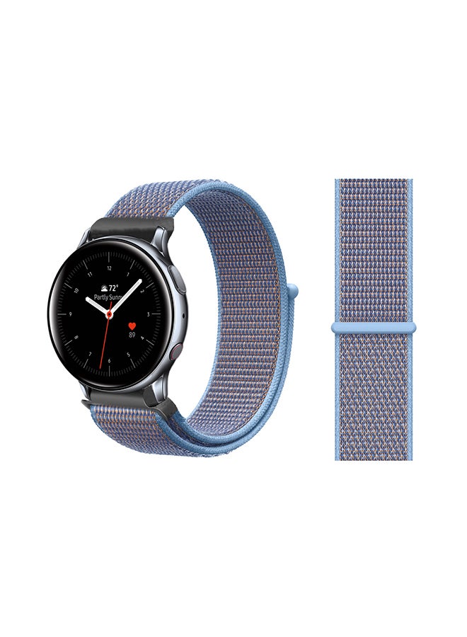 Perfii Replacement Band For Samsung Galaxy Active/Active2 Blue