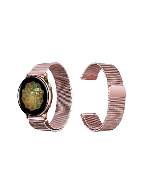 Milanese Mesh Replacement Band For Samsung Galaxy Active/Active2 Pink