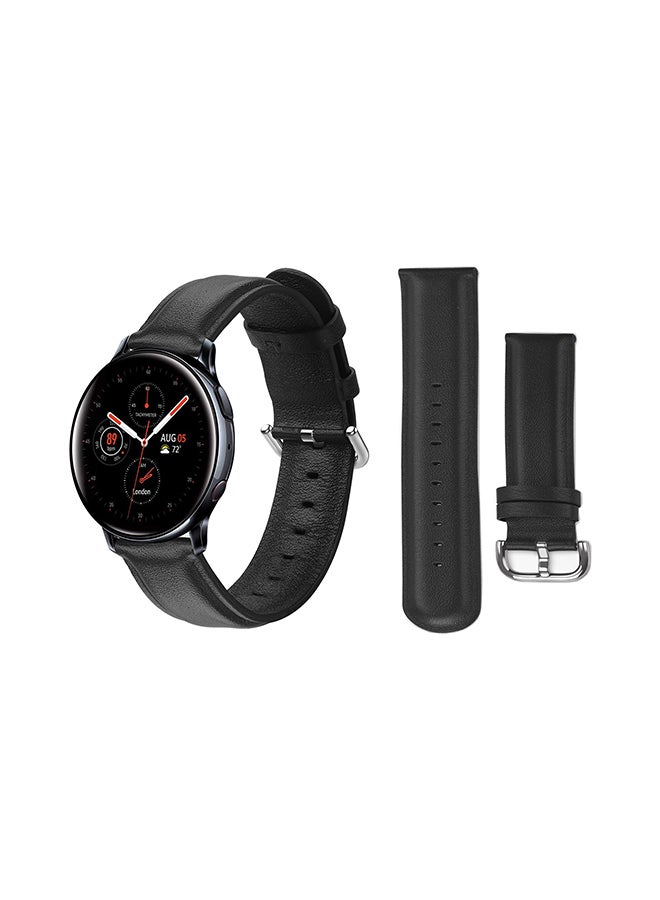 Perfii Replacement Band For Samsung Galaxy Active/Active2 Black