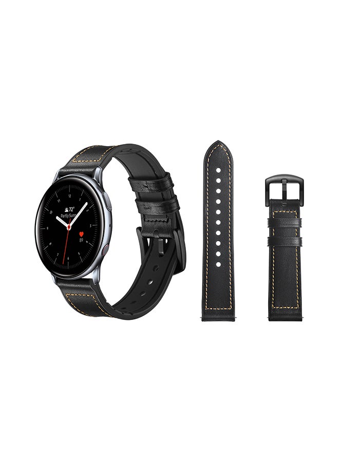 بيرفيي سوار بديل لساعة سامسونج جالاكسي أكتيف/أكتيف 2 أسود